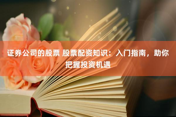 证券公司的股票 股票配资知识：入门指南，助你把握投资机遇